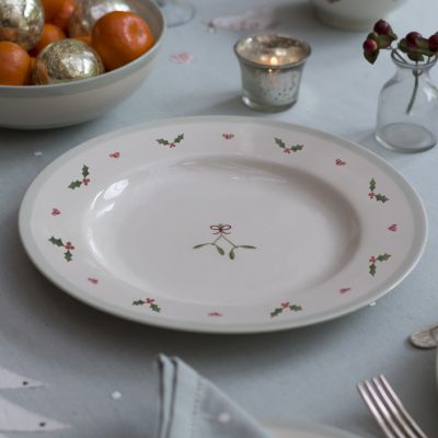 Christmas Holly Decorative Plate