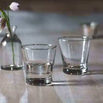 Hand-blown Clear Glass Tumbler - Seconds
