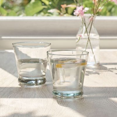 Hand-blown Clear Glass Tumbler - Seconds