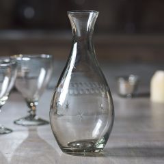 Glass Water Carafe - Engraved