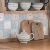 Echinacea Round Teapot, Susie Watson Designs