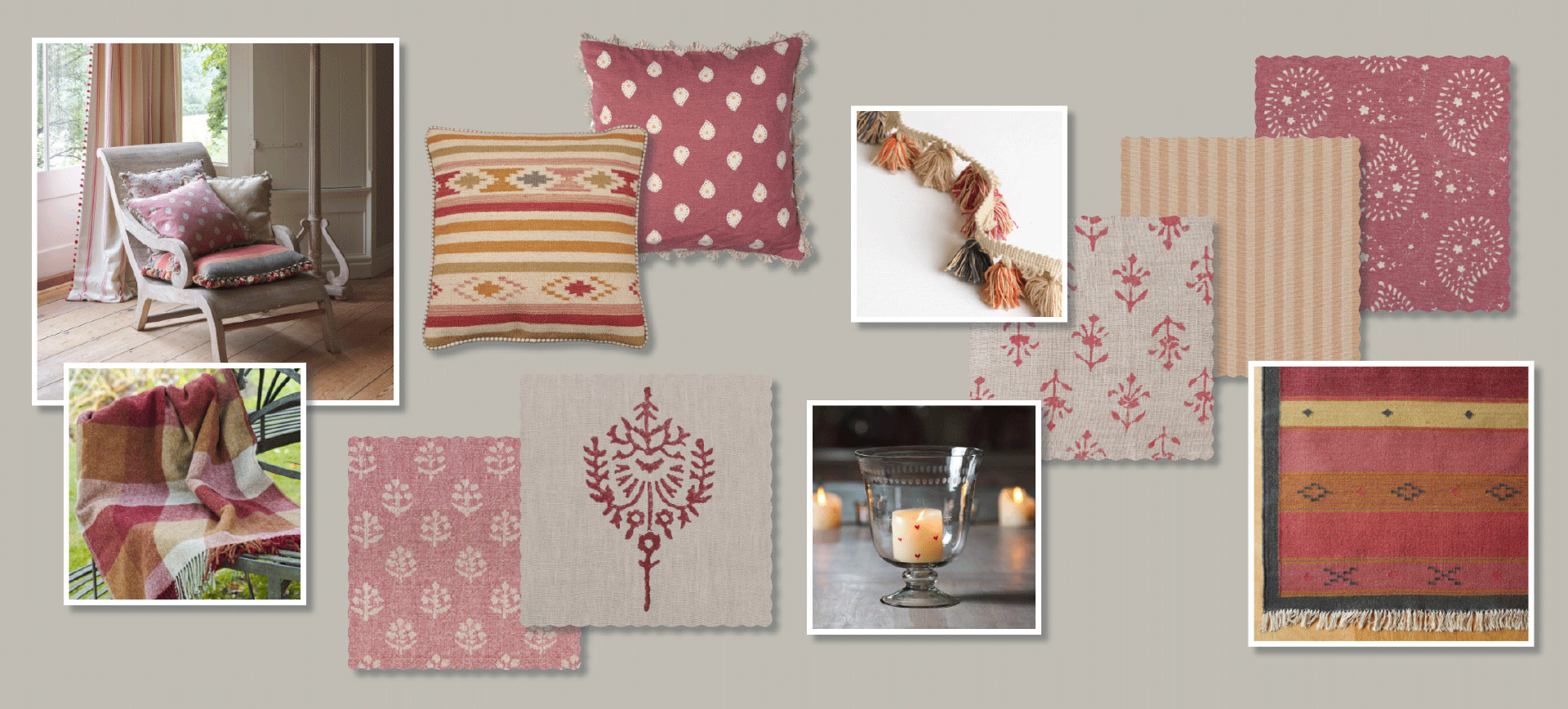 Indian red Mood Board